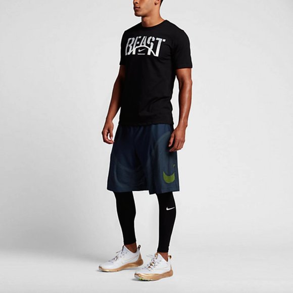 Nike Flyknit Gym Shorts Sz Small🔥New Men's Navy Blue Laser Cut 815553-419 - Picture 6 of 6